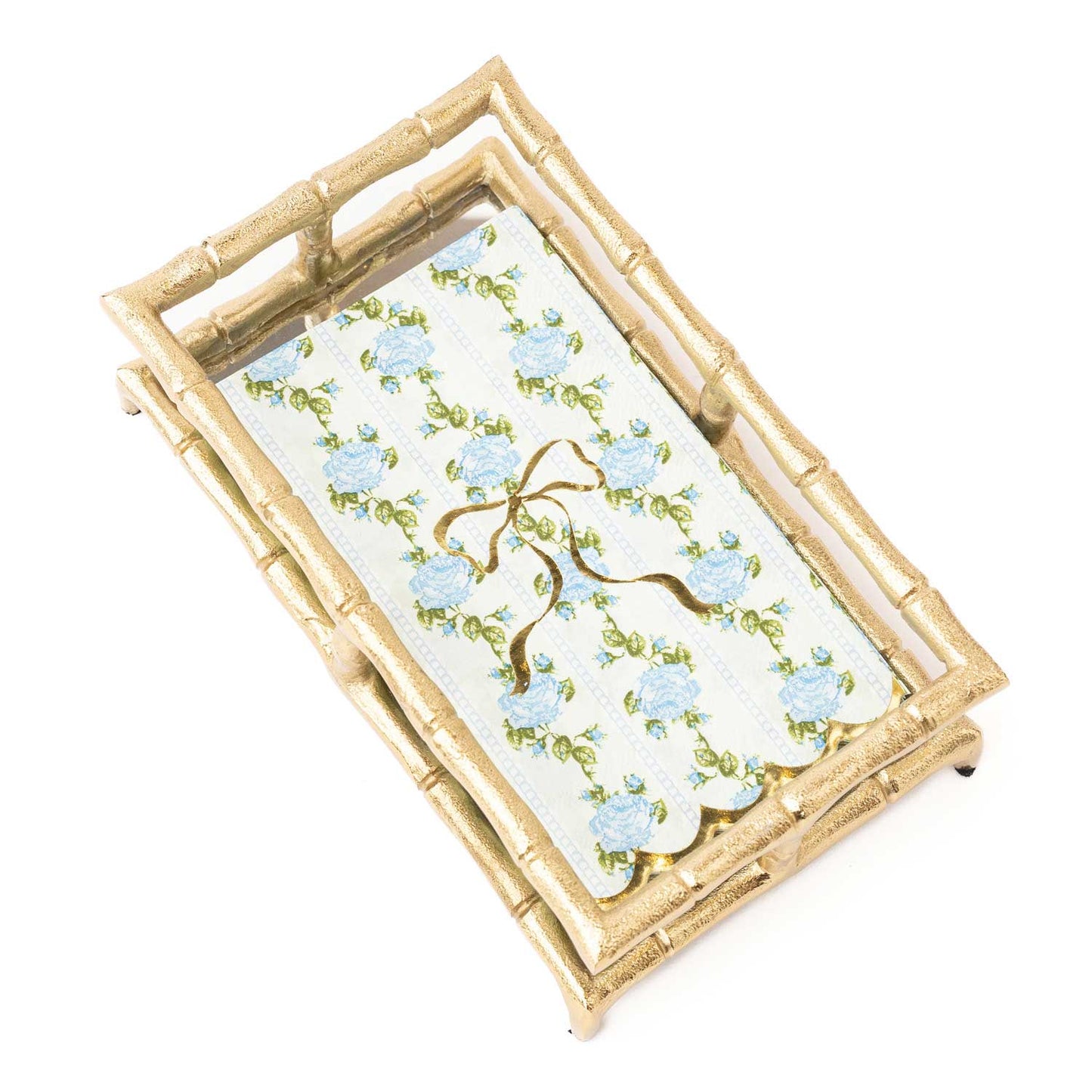 Vintage Rose Mint Paper Guest Towel Packs