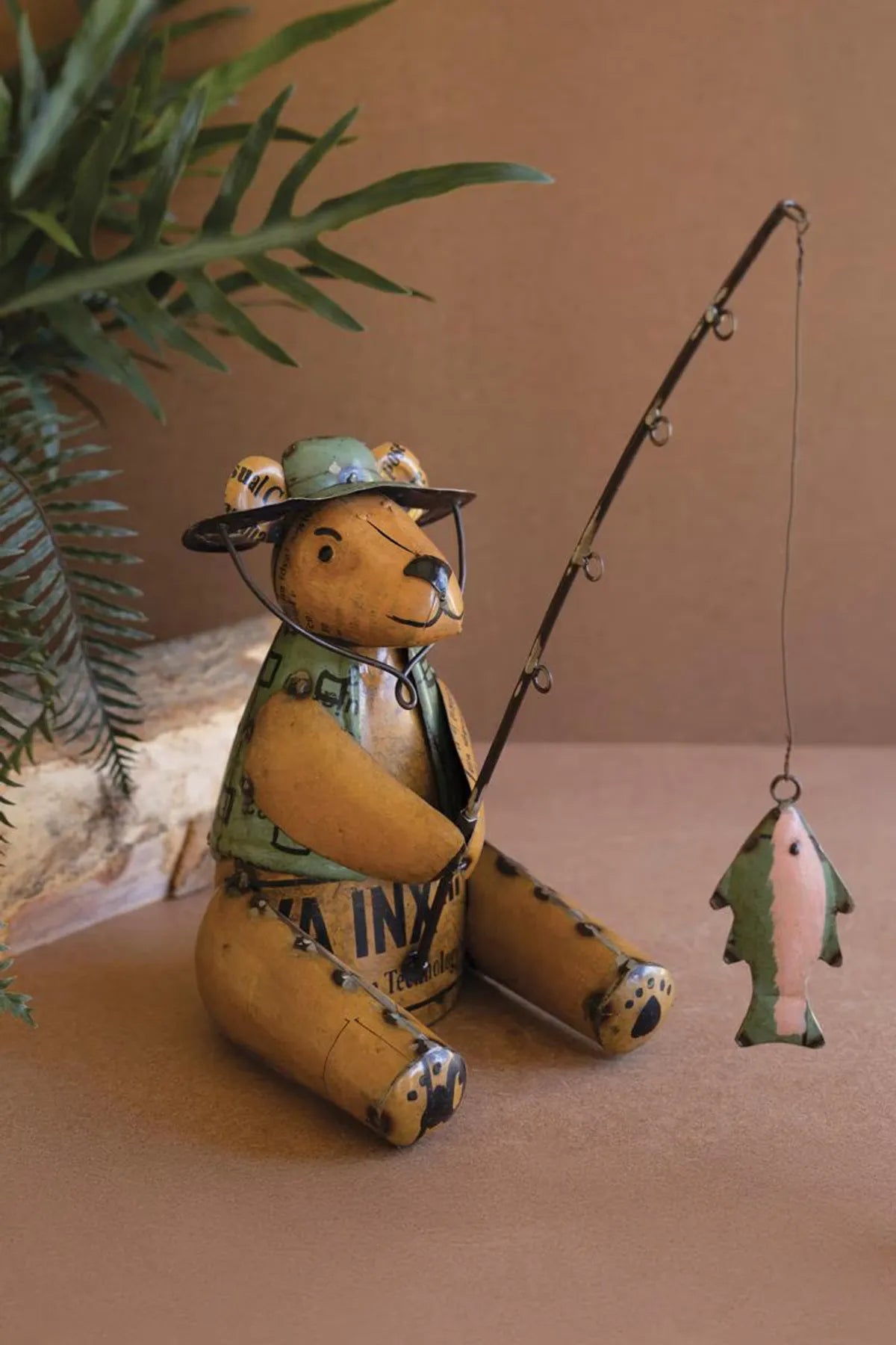 Recycled Iron Brown Bear