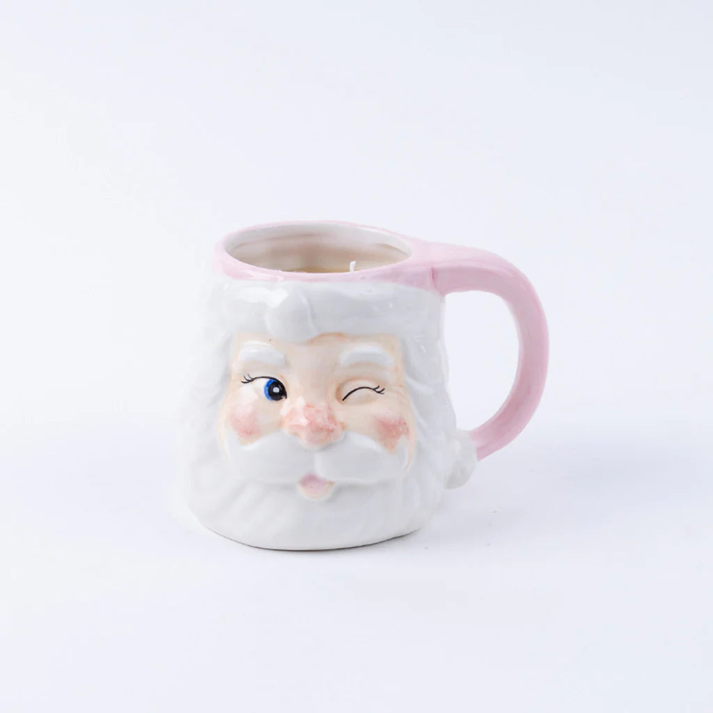 Santa Mug Candle