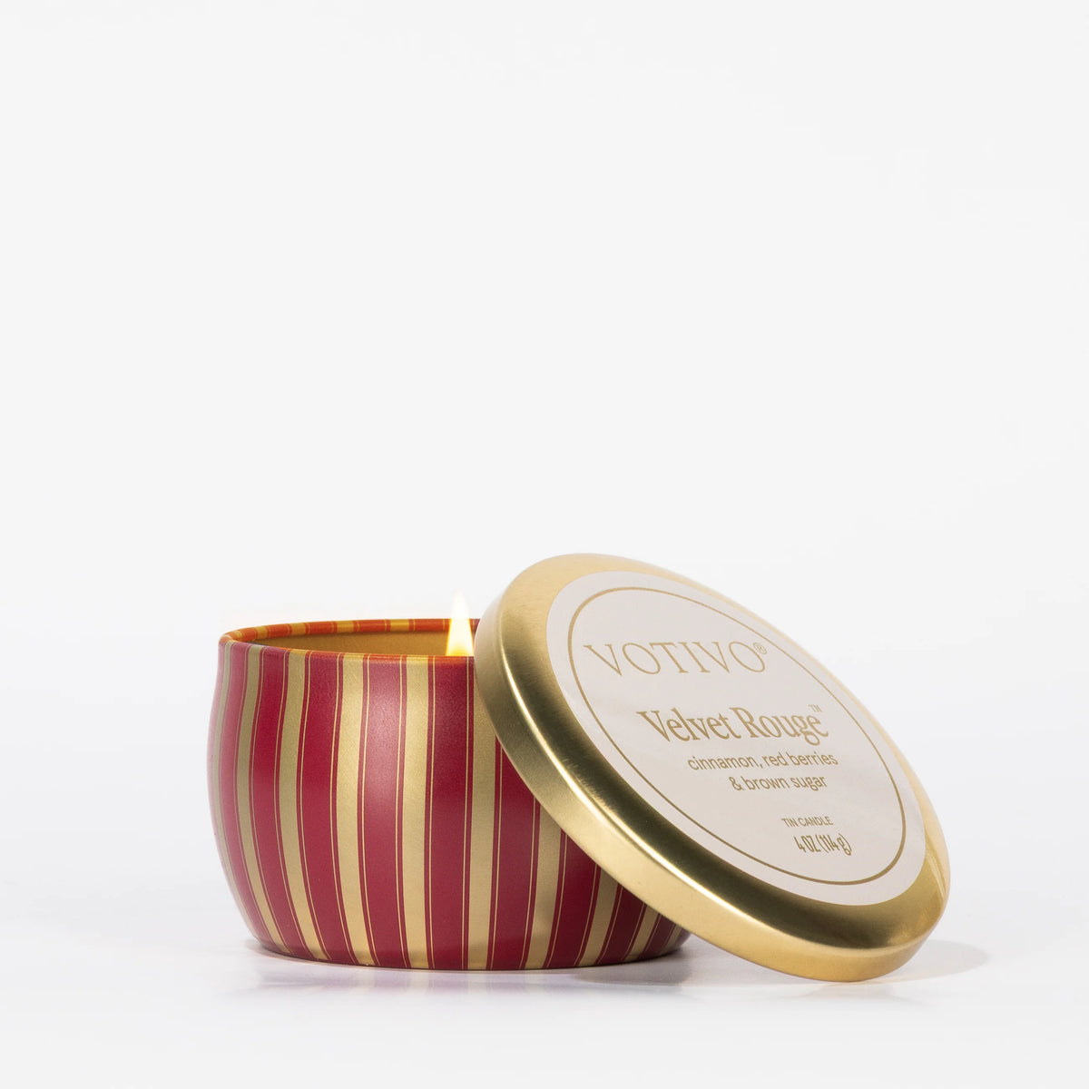 Velvet Rouge Tin Candle