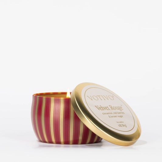Velvet Rouge Tin Candle