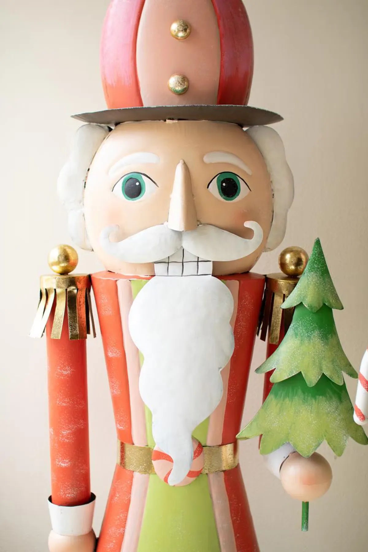 Life-Size Painted Metal Nutcrackers