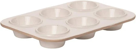 Stoneware 6 Cup Muffin Pan