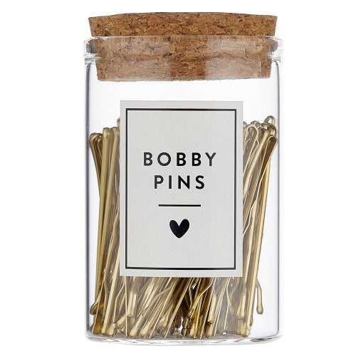 100 Gold Bobby Pins