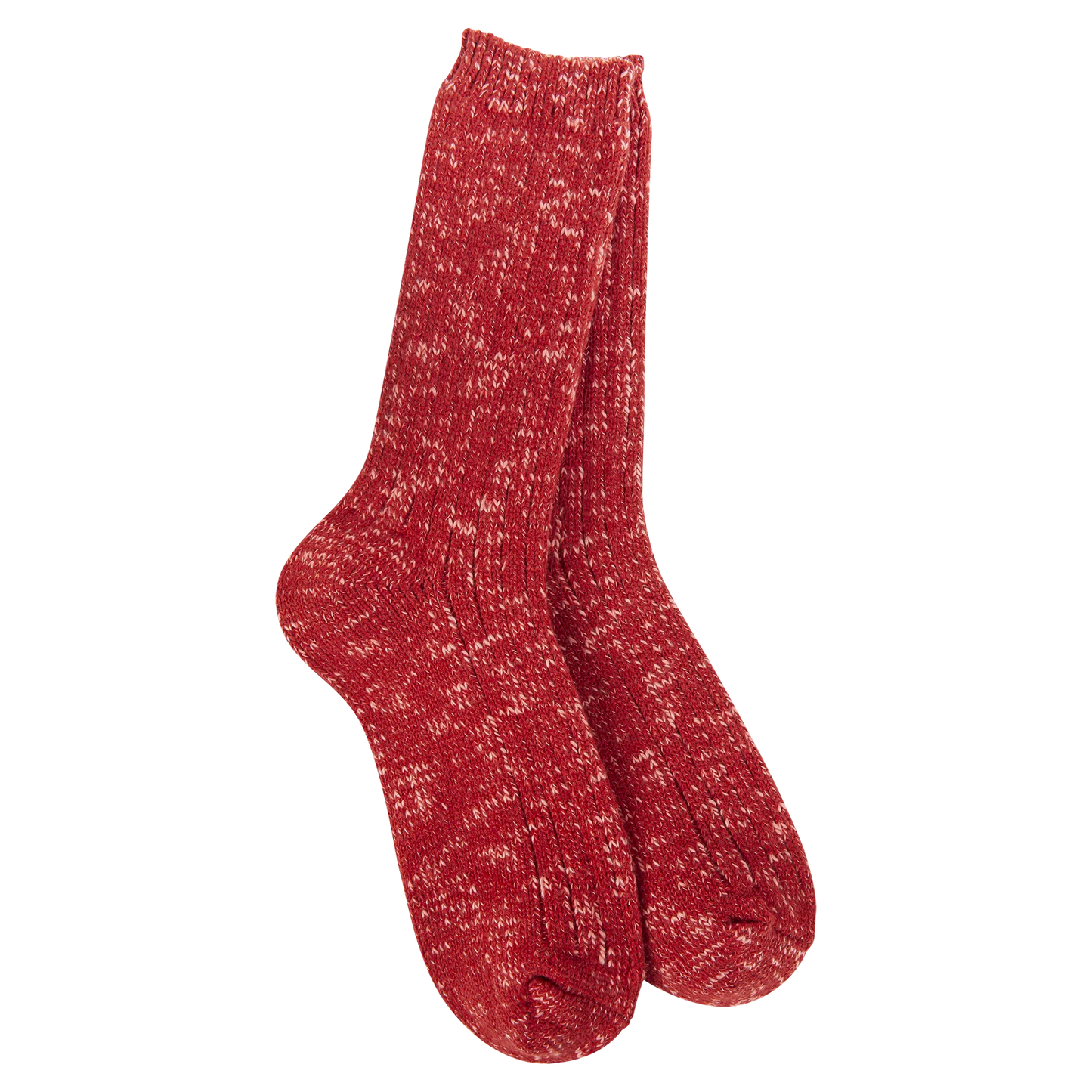 Weekend Cotton Slub Marled Crew Socks