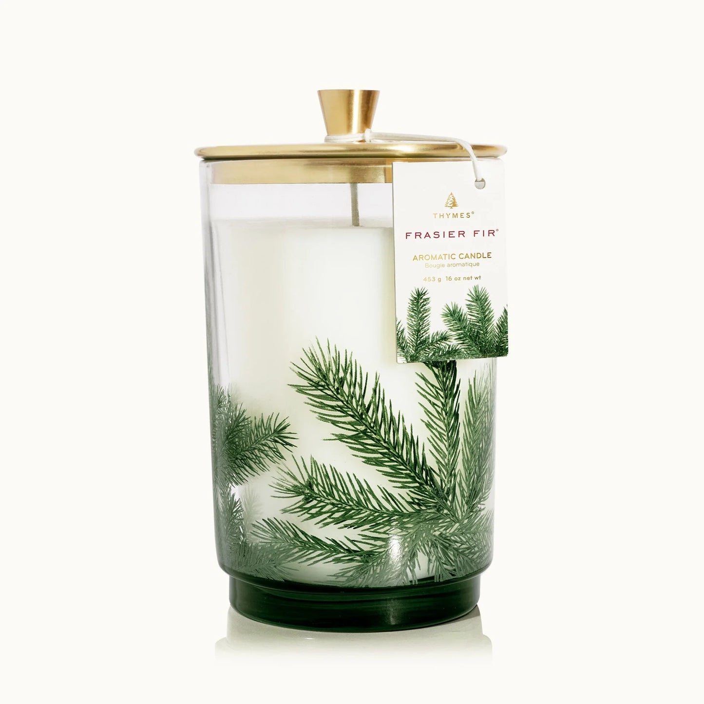 Pine Needle Luminary Candle
