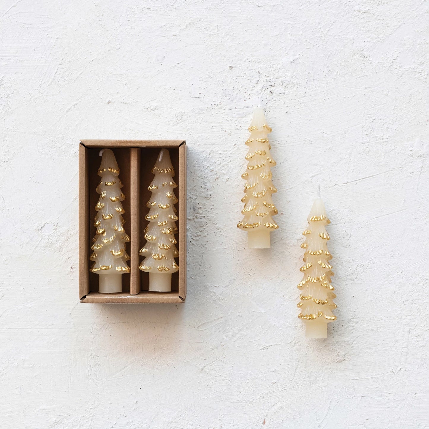 Tree Taper Candles Set of 2