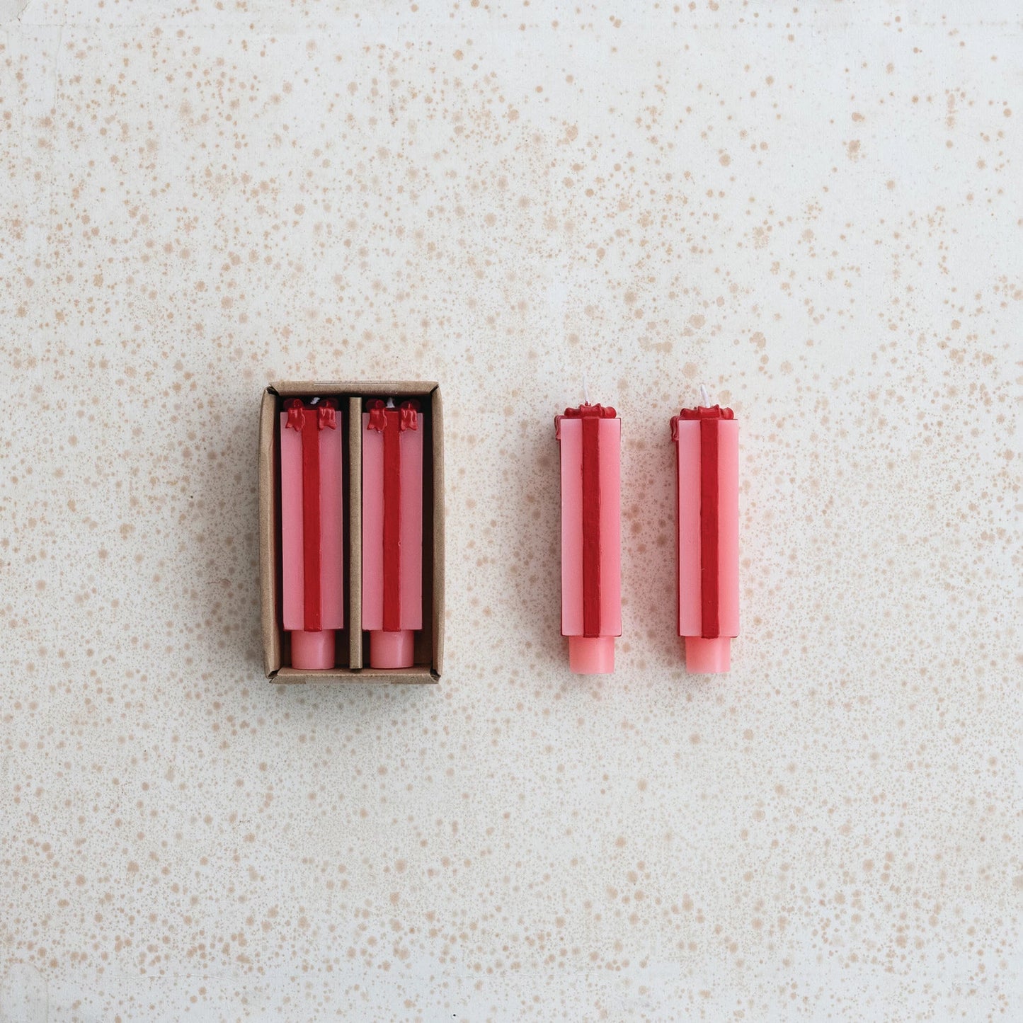Present Taper Candles Set of 2
