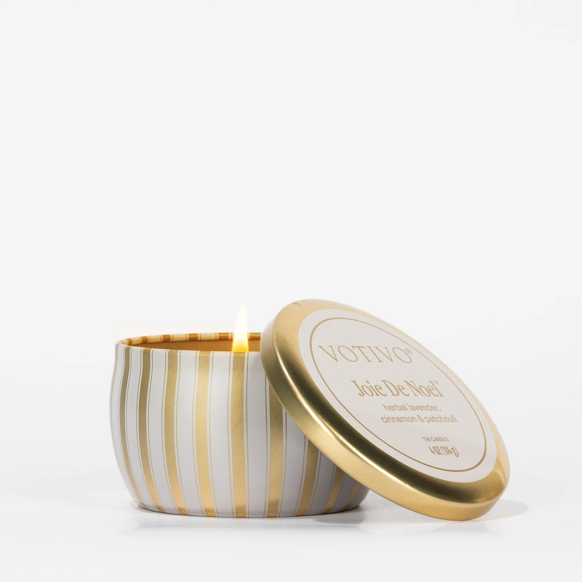 Joie De Noel Holiday Tin Candle