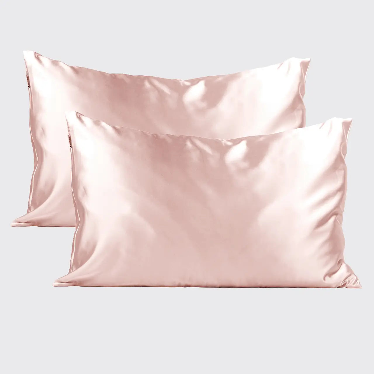 Set of 2 Standard Satin Pillowcases