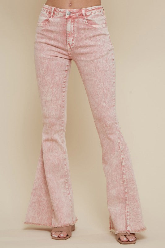 Acid Wash Bell Bottoms