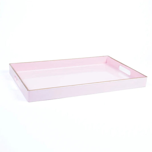 Large Pink & Gold Tray