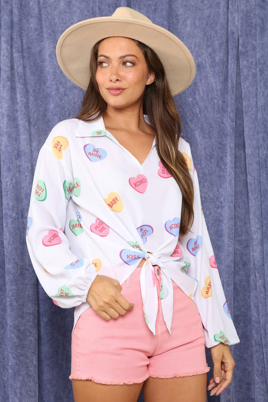 Candy Hearts Top