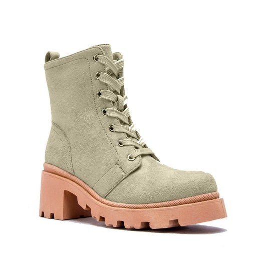 Lace-Up Combat Boots