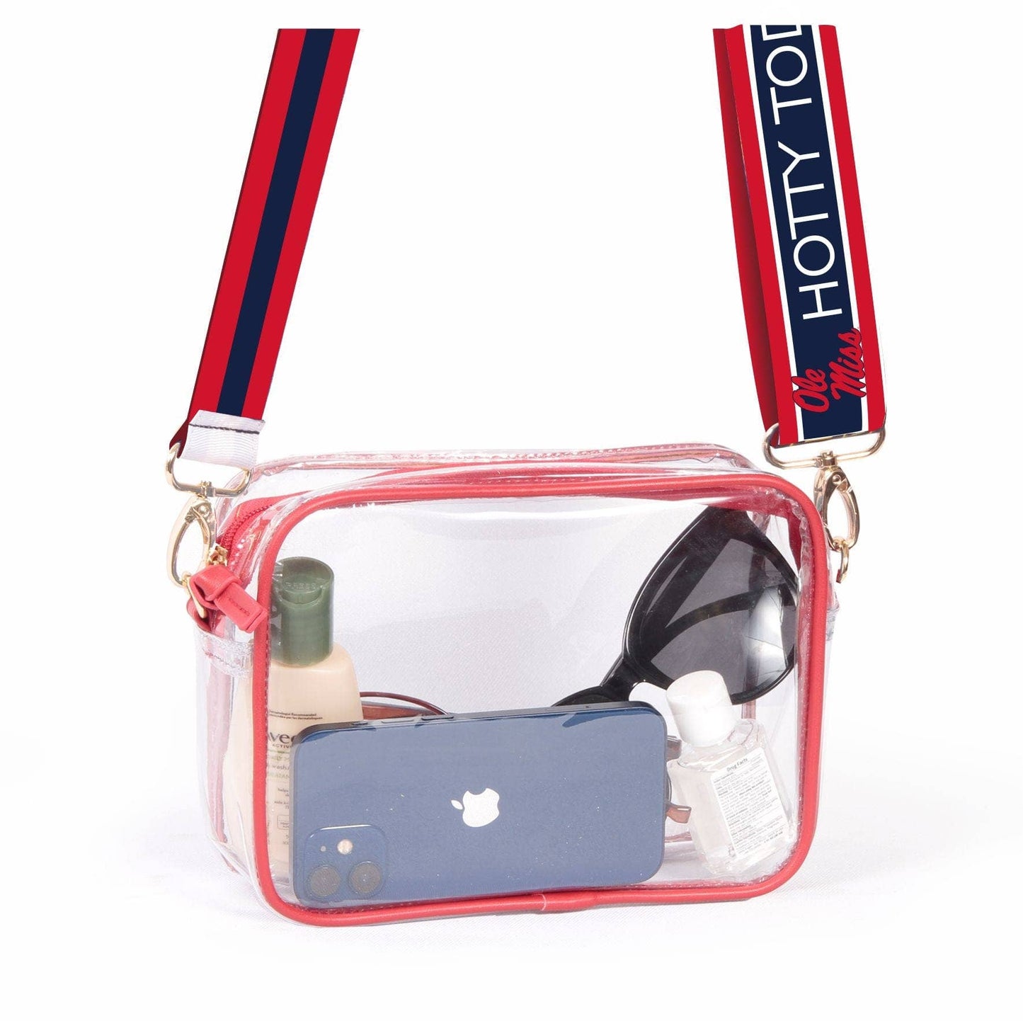 Ole Miss Clear Crossbody