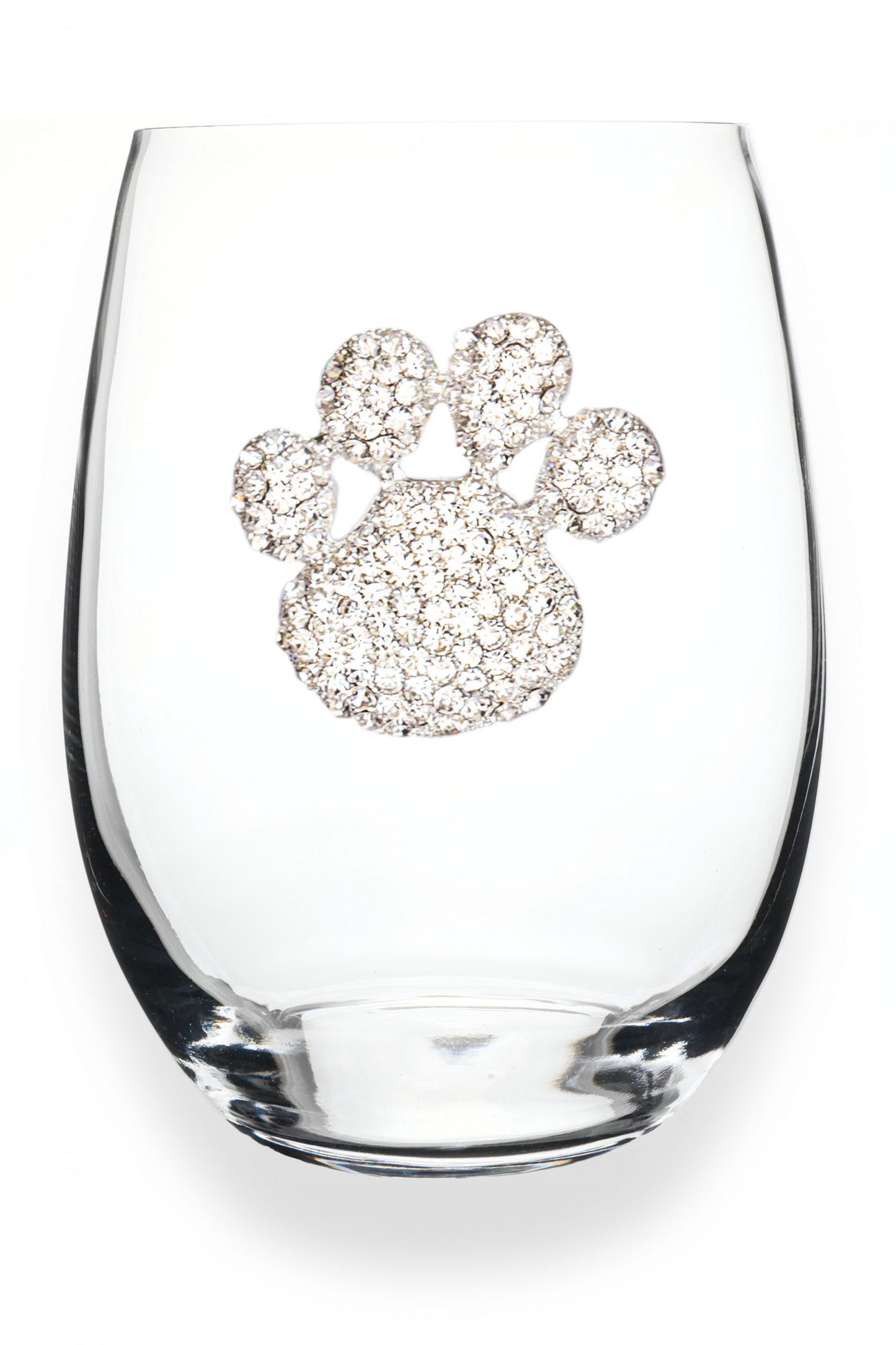 Jeweled Stemless Wine Glass