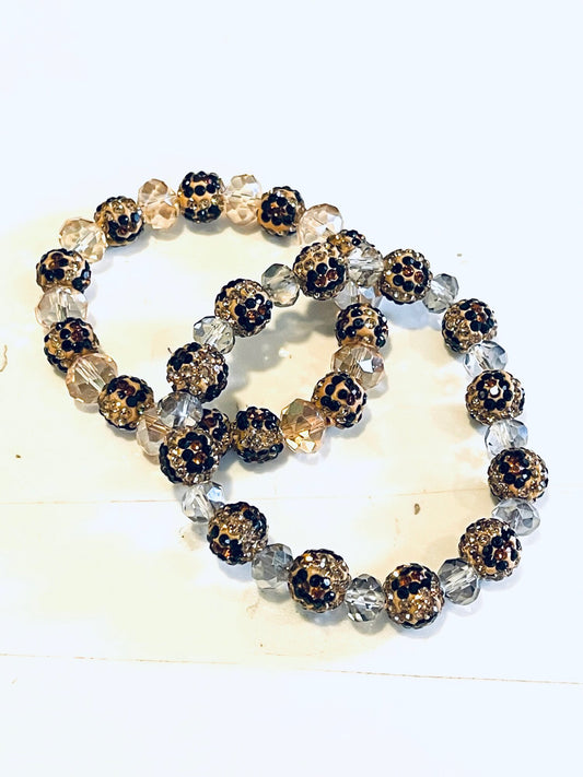 Leopard Bling Bracelet