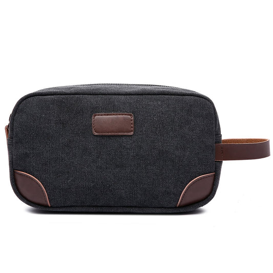 Leather & Canvas Dopp Kit