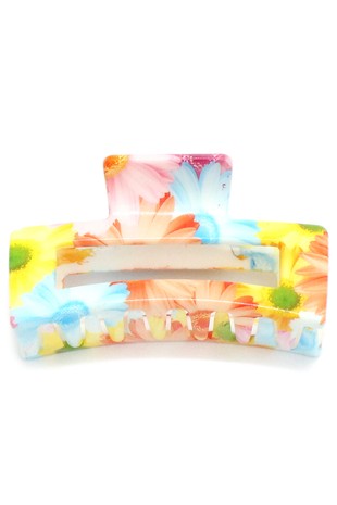 Fun Square Hair Claw Clip