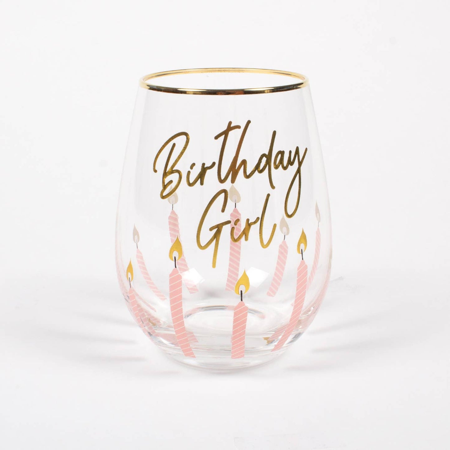 Birthday Girl Stemless Wine Glass