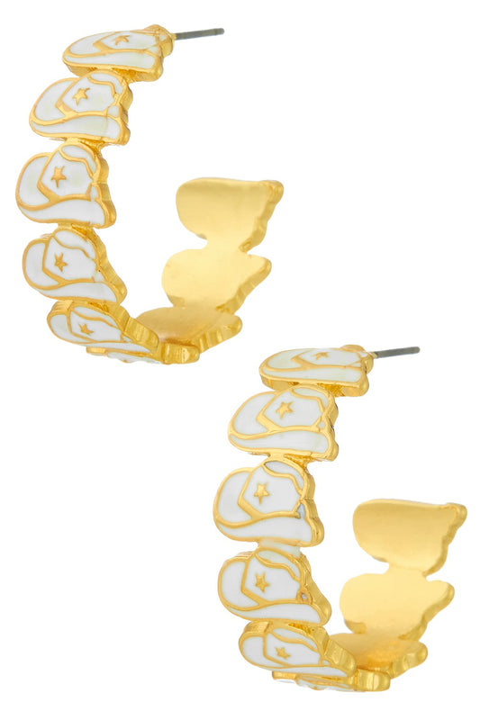 Cowgirl Hoop Earrings