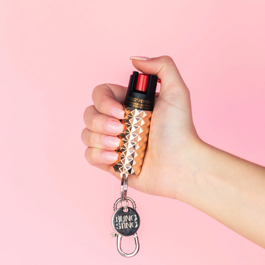 Metallic Studded Pepper Spray