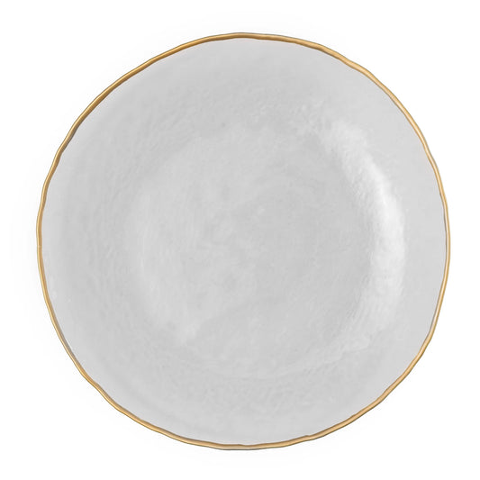 Gold Rim Clear Charger
