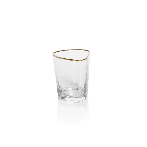 Triangular Double Old Fashioned Glass