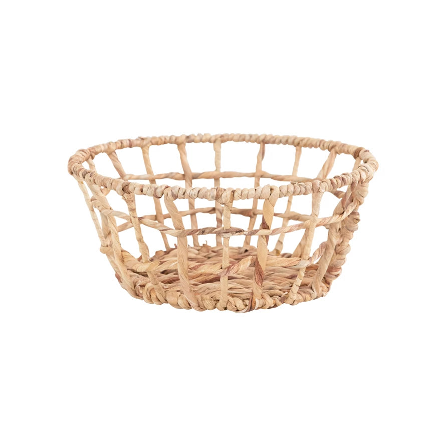 Natural Round Hyacinth Basket