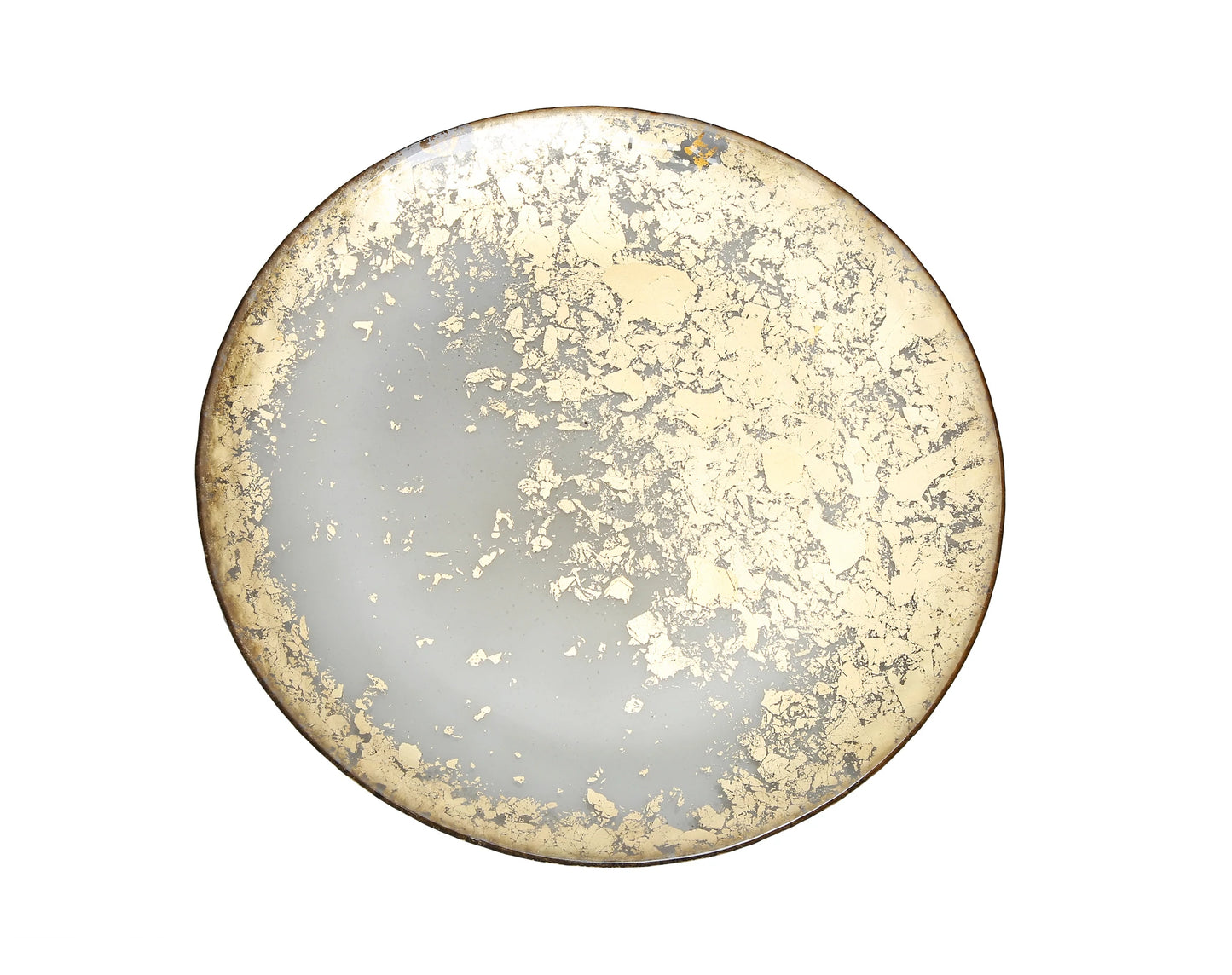 Scattered Gold Smoked Glass Charger