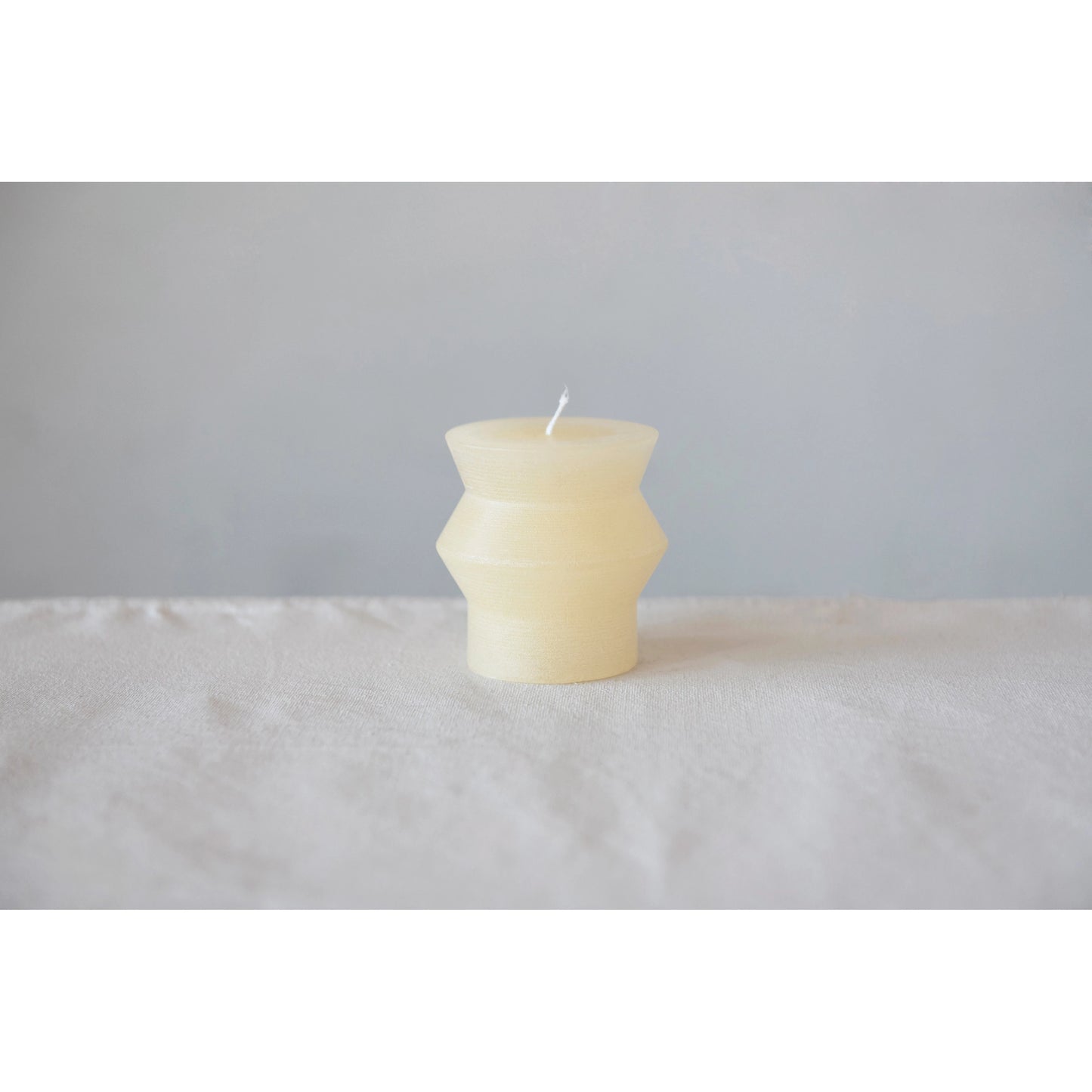 Cream Unscented Totem Pillar Candle