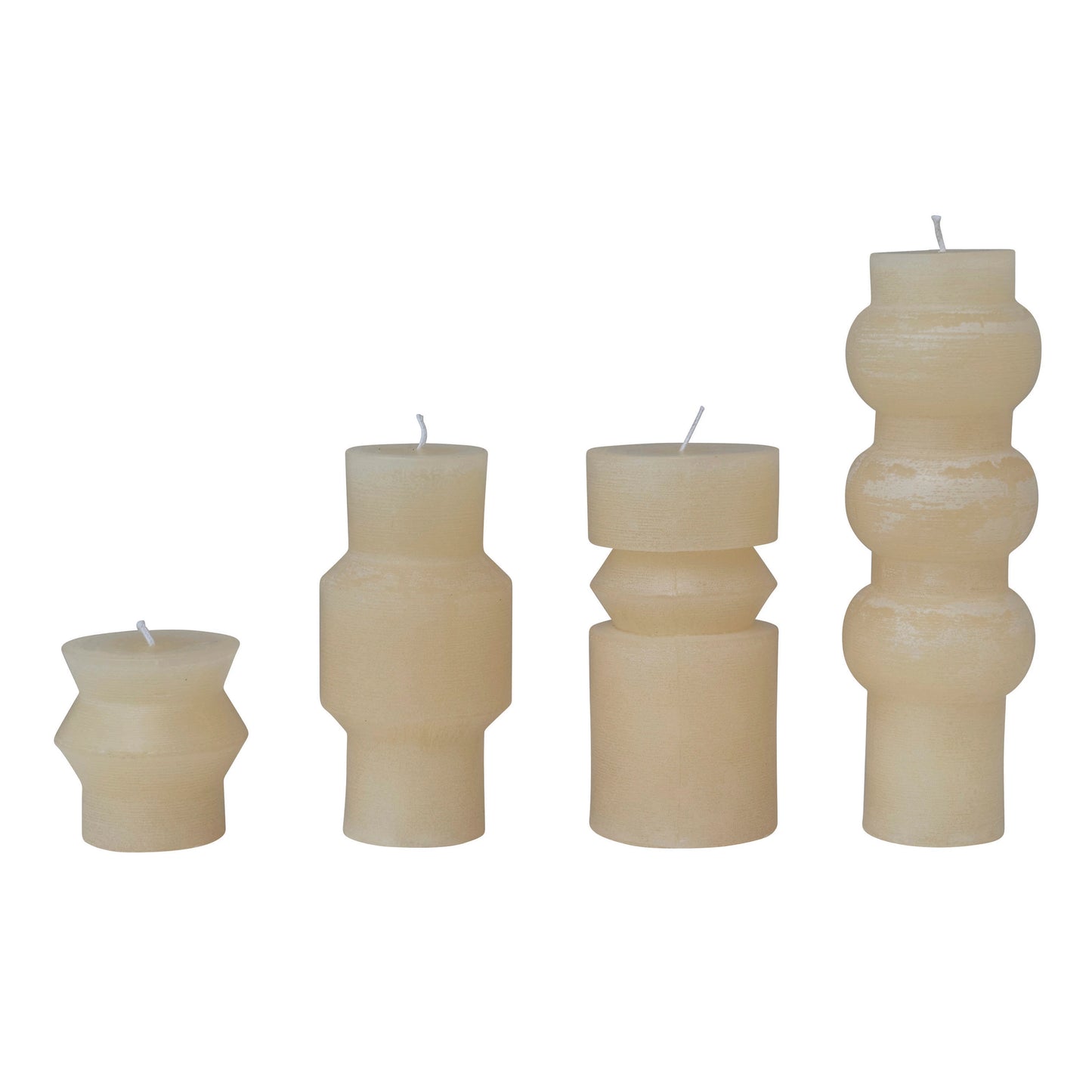 Cream Unscented Totem Pillar Candle