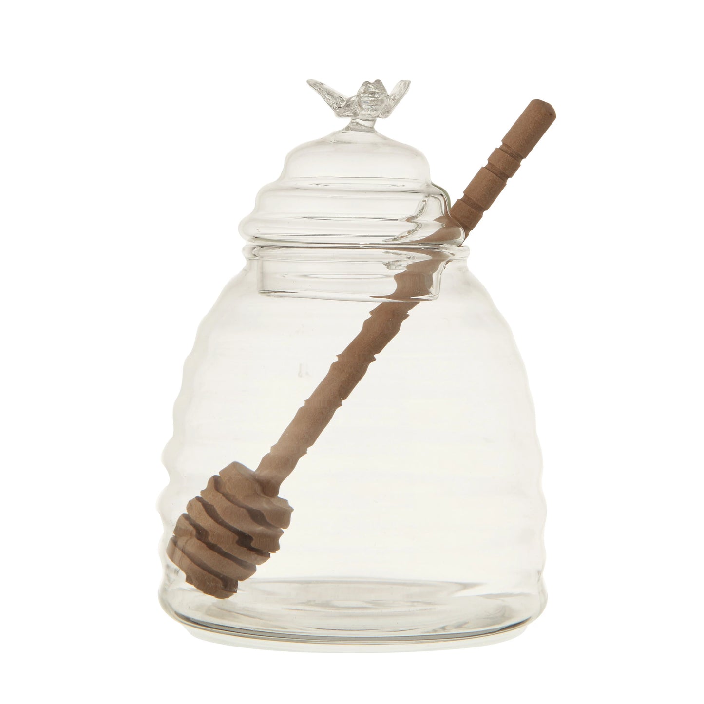 Glass Honey Jar with Dipper