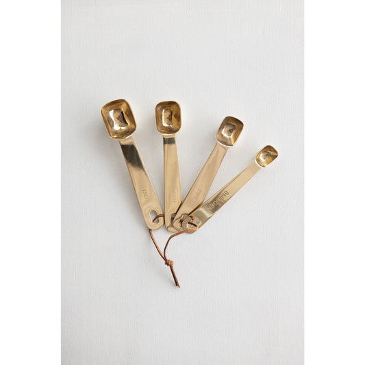 Gold Measuring Spoons Set
