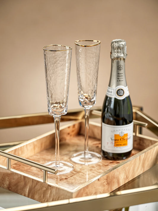 Triangular Champagne Flute