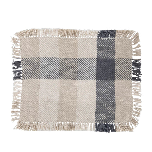 Woven Cotton Checkered Placemat