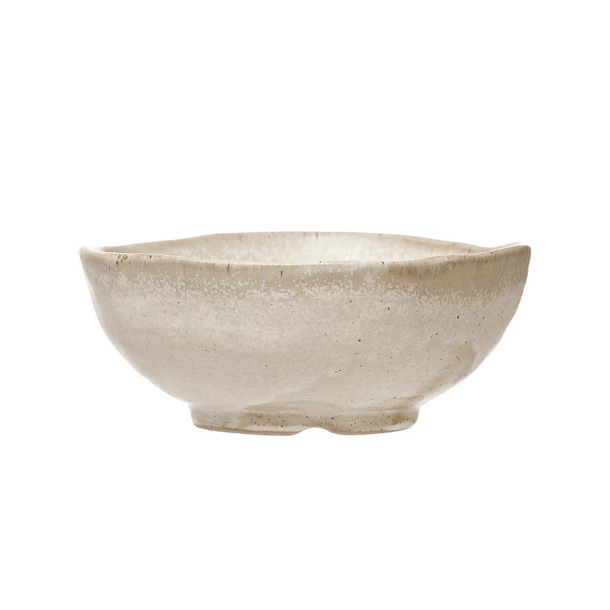 Stoneware Irregular Edge Bowl